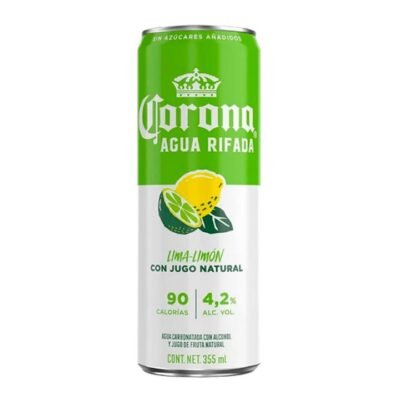 Corona Agua Rifada Lemon & Lime Hard Seltzer (4 Pack) Booze Buddie Corona Agua Rifada Lemon & Lime Hard Seltzer (4 Pack)