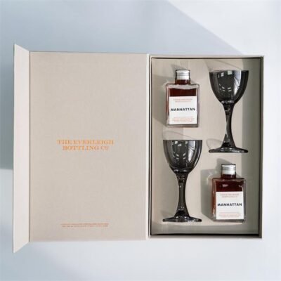 The Everleigh Manhattan Cocktail + Glasses Set