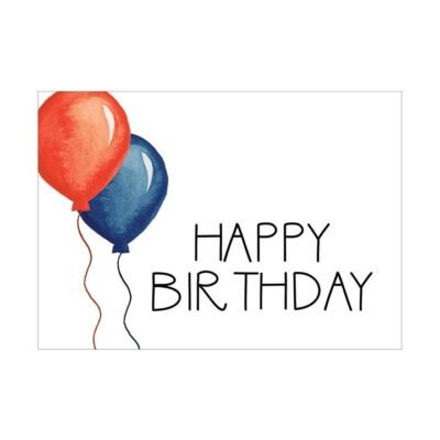 Birthday Balloons Gift Card