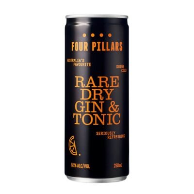 Four Pillars Rare Dry Gin & Tonic (4 Pack) Booze Buddie Four Pillars Rare Dry Gin & Tonic (4 Pack)