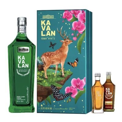 Kavalan Native Species Sika Deer Concertmaster Port Cask Finish Single Malt Taiwanese Whisky Gift Set (700ml + 2x 50ml) Booze Buddie Kavalan Native Species Sika Deer Concertmaster Port Cask Finish Single Malt Taiwanese Whisky Gift Set (700ml + 2x 50ml)