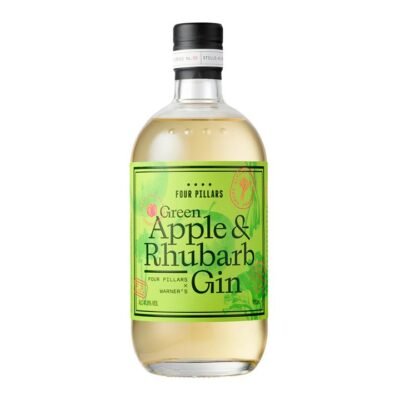 Four Pillars Green Apple and Rhubarb Gin 700ml Booze Buddie Four Pillars Green Apple and Rhubarb Gin 700ml