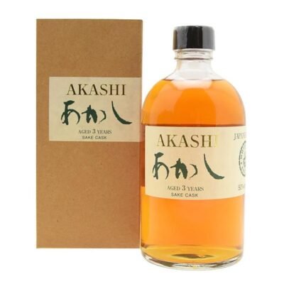 White Oak Akashi 3 Year Old Sake Cask Single Malt Japanese Whisky 500ml
