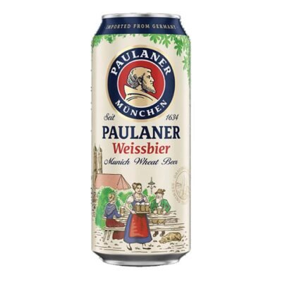 Paulaner Hefe-Weissbier Naturtrub 500ml (Can Case)