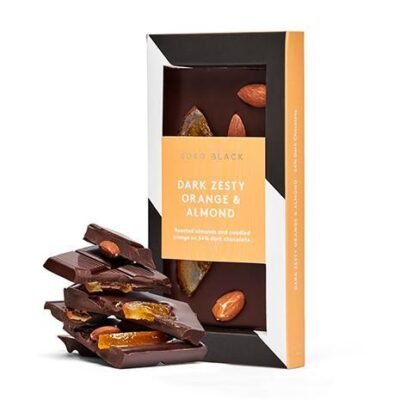 Koko Black Dark Zesty Orange & Almond Block