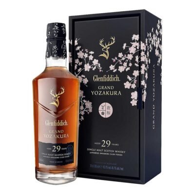 Glenfiddich 29 Year Old Grand Yozakura Single Malt Whisky 700ml Booze Buddie Glenfiddich 29 Year Old Grand Yozakura Single Malt Whisky 700ml