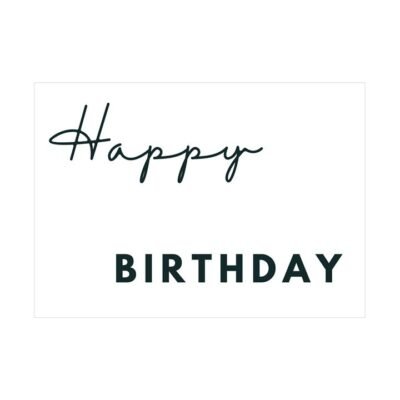 Happy Birthday Gift Card