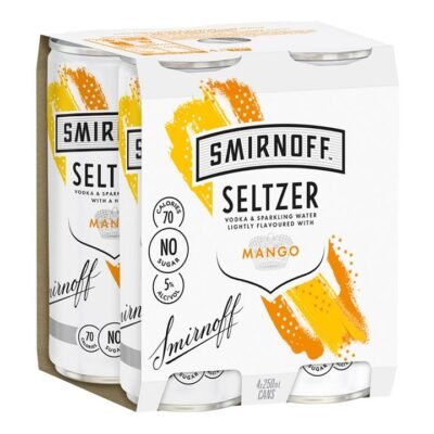 Smirnoff Seltzer Mango (4 Pack)