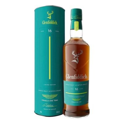 Glenfiddich 16 Year Old Aston Martin F1 Limited Edition Single Malt Scotch Whisky 700ml Booze Buddie Glenfiddich 16 Year Old Aston Martin F1 Limited Edition Single Malt Scotch Whisky 700ml