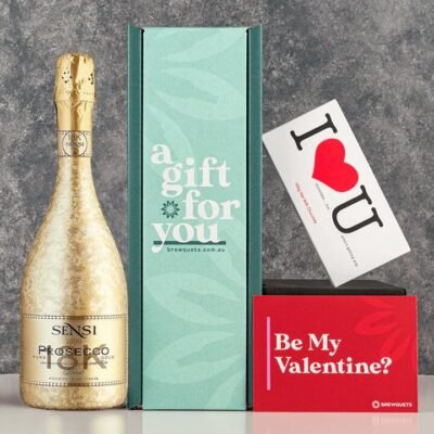 Valentines Sparkling Wine  Chocolate Hamper
