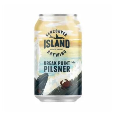 Vancouver Island Break Point Pilsner 355ml Can Booze Buddie Vancouver Island Break Point Pilsner 355ml Can